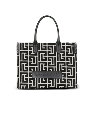 B-Army 42 monogram jacquard and leather Tote bag