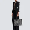 B-Army 42 monogram jacquard and leather Tote bag