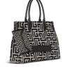 B-Army 42 monogram jacquard and leather Tote bag