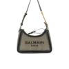 B-Army canvas bag with leather inserts