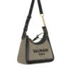 B-Army canvas bag with leather inserts