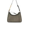 B-Army canvas bag with leather inserts