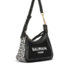 B-Army handbag in monogrammed canvas and leather B-Army handbag in monogrammed canvas and leather