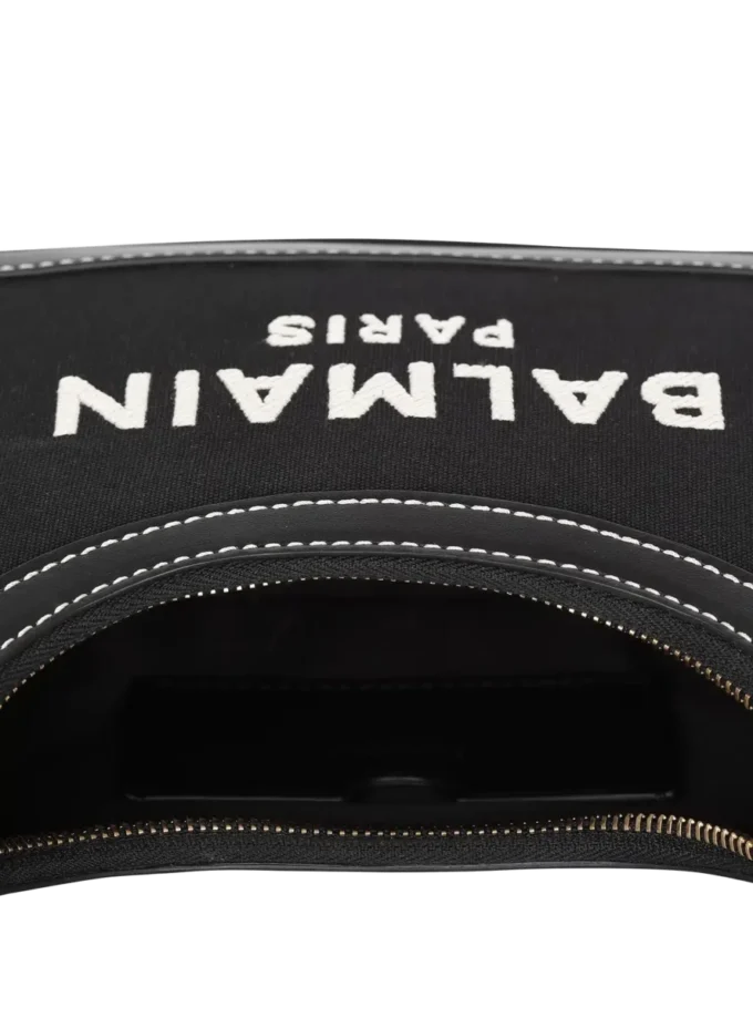 B-Army handbag in monogrammed canvas and leather B-Army handbag in monogrammed canvas and leather