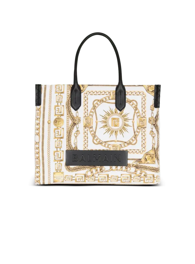 B-Army Medium tote bag in printed canvas B-Army Medium tote bag in printed canvas