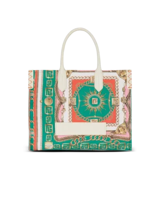B-Army Medium tote bag in printed canvas