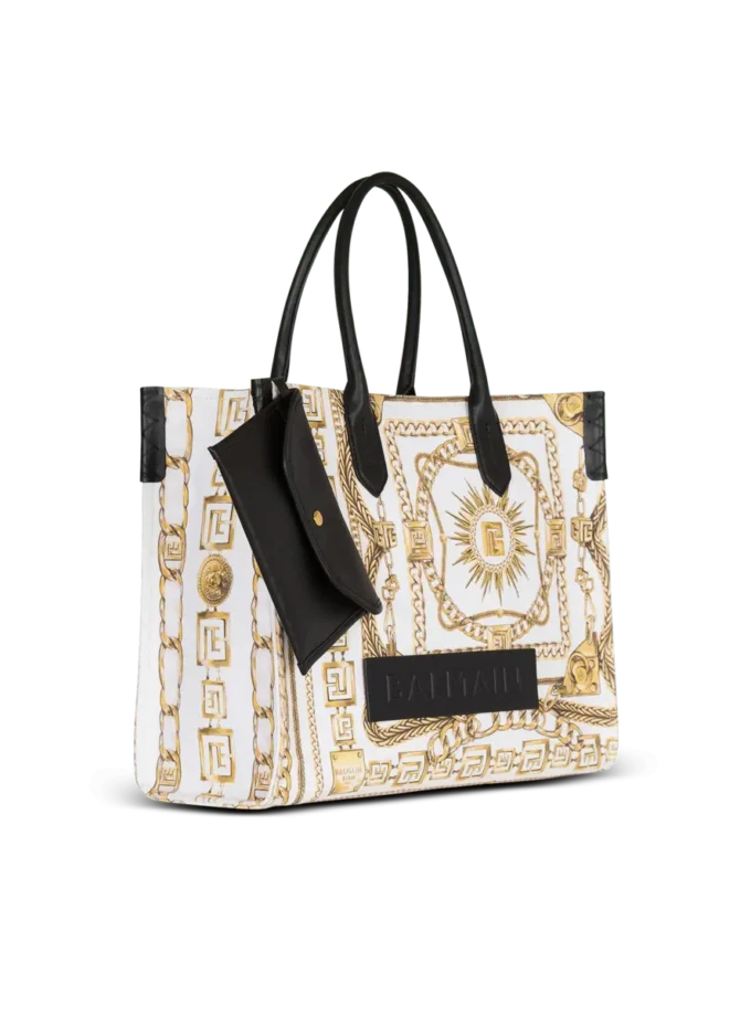 B-Army Medium tote bag in printed canvas B-Army Medium tote bag in printed canvas