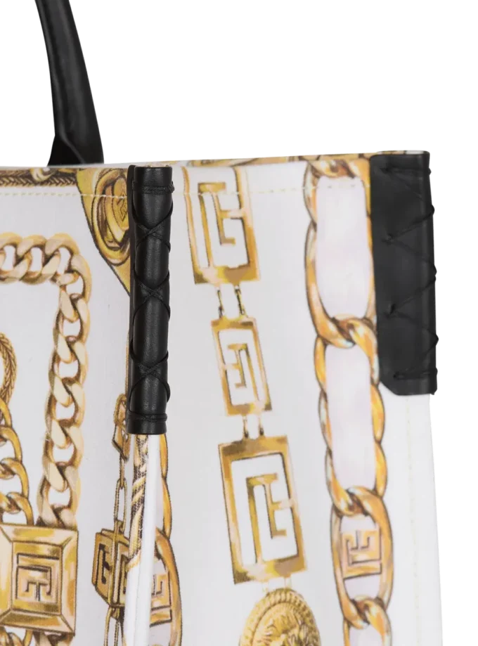 B-Army Medium tote bag in printed canvas B-Army Medium tote bag in printed canvas