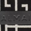 B-Army monogrammed jacquard and leather tote bag
