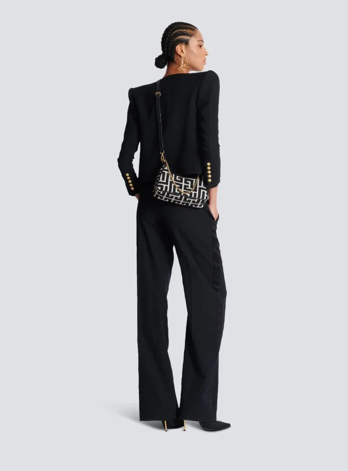 B-Army Shoulder bag in monogram jacquard B-Army Shoulder bag in monogram jacquard