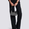 B-Army Shoulder bag in monogram jacquard B-Army Shoulder bag in monogram jacquard