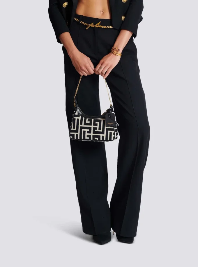 B-Army Shoulder bag in monogram jacquard B-Army Shoulder bag in monogram jacquard