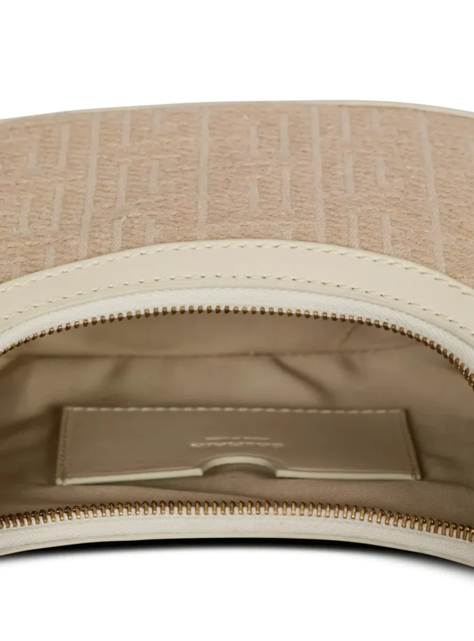 B-Army Shoulder bag in monogrammed jacquard canvas and leather B-Army Shoulder bag in monogrammed jacquard canvas and leather
