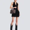 B-Army Small leopard print canvas tote bag B-Army Small leopard print canvas tote bag