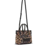 B-Army Small leopard print canvas tote bag B-Army Small leopard print canvas tote bag