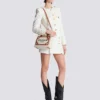 B-Army small tote bag in canvas and leather B-Army small tote bag in canvas and leather