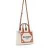 B-Army small tote bag in canvas and leather B-Army small tote bag in canvas and leather