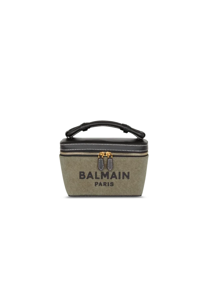 B-Army Vanity Case in canvas and leather B-Army Vanity Case in canvas and leather