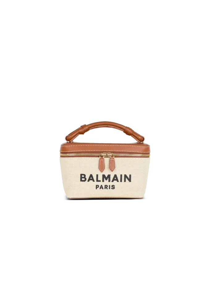 B-Army Vanity Case in canvas and leather B-Army Vanity Case in canvas and leather