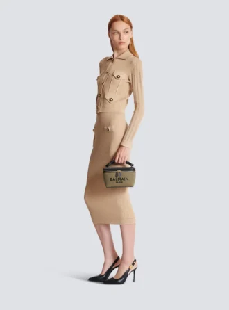 B-Army Vanity Case in canvas and leather