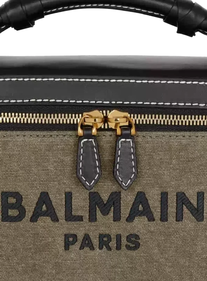 B-Army Vanity Case in canvas and leather B-Army Vanity Case in canvas and leather