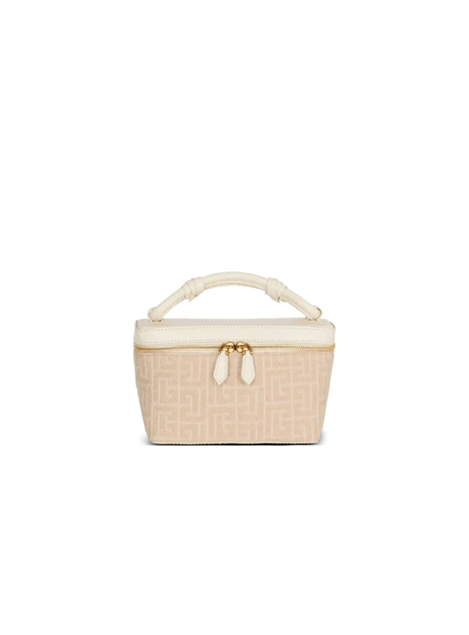B-Army Vanity Case in monogrammed canvas and leather B-Army Vanity Case in monogrammed canvas and leather