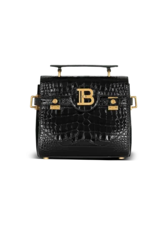 B-Buzz 23 bag in crocodile-print leather
