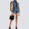 B-Buzz 23 bag in crocodile-print leather B-Buzz 23 bag in crocodile-print leather