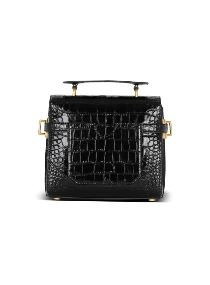 B-Buzz 23 bag in crocodile-print leather B-Buzz 23 bag in crocodile-print leather