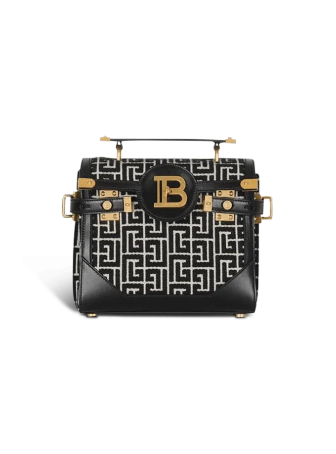 B-Buzz 23 bag in jacquard and leather B-Buzz 23 bag in jacquard and leather