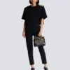 B-Buzz 23 bag in jacquard and leather B-Buzz 23 bag in jacquard and leather