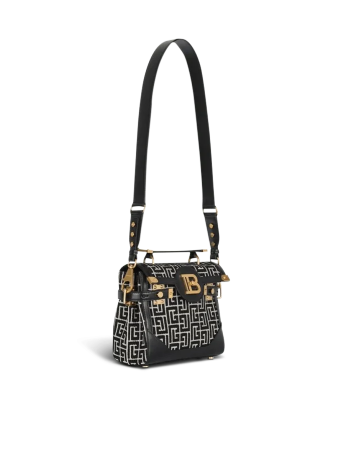 B-Buzz 23 bag in jacquard and leather B-Buzz 23 bag in jacquard and leather