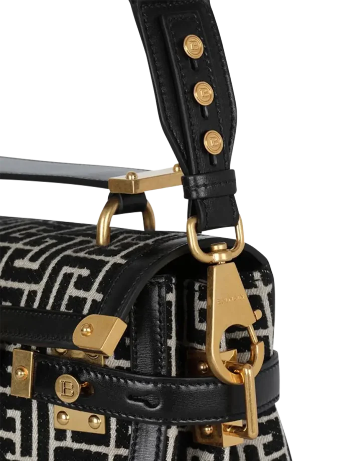 B-Buzz 23 bag in jacquard and leather B-Buzz 23 bag in jacquard and leather