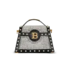 B-Buzz Dynasty bag in leather and embroidered satin