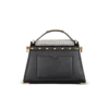 B-Buzz Dynasty bag in leather and embroidered satin