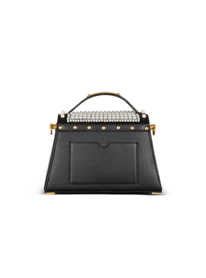 B-Buzz Dynasty bag in leather and embroidered satin