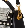 B-Buzz Dynasty bag in leather and embroidered satin