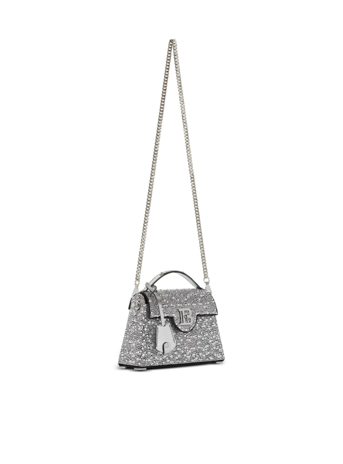 B-Buzz Dynasty bag in suede and rhinestones