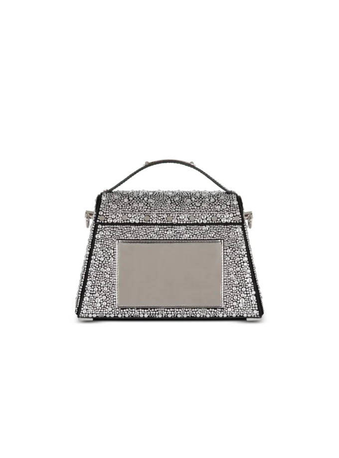 B-Buzz Dynasty bag in suede and rhinestones