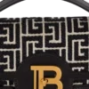 B-Buzz Shoulder 24 bag in calfskin and PB jacquard canvas