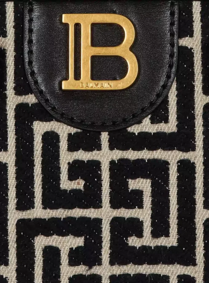 B-Buzz Small Top Handle monogrammed canvas and leather bag B-Buzz Small Top Handle monogrammed canvas and leather bag