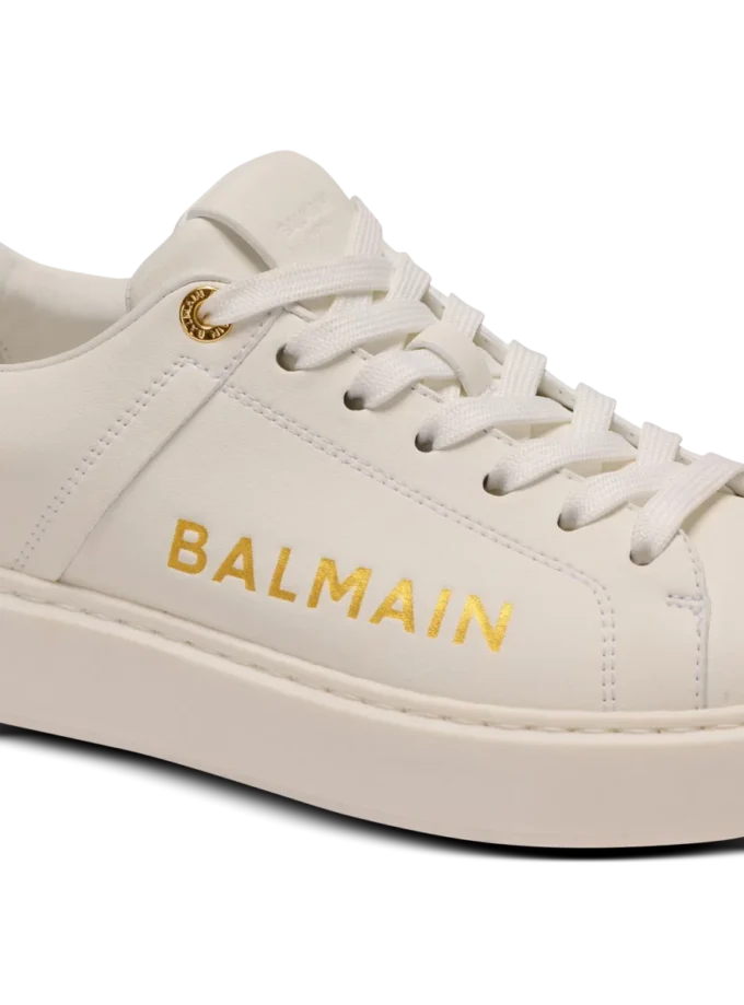 B-Court printed calfskin trainers