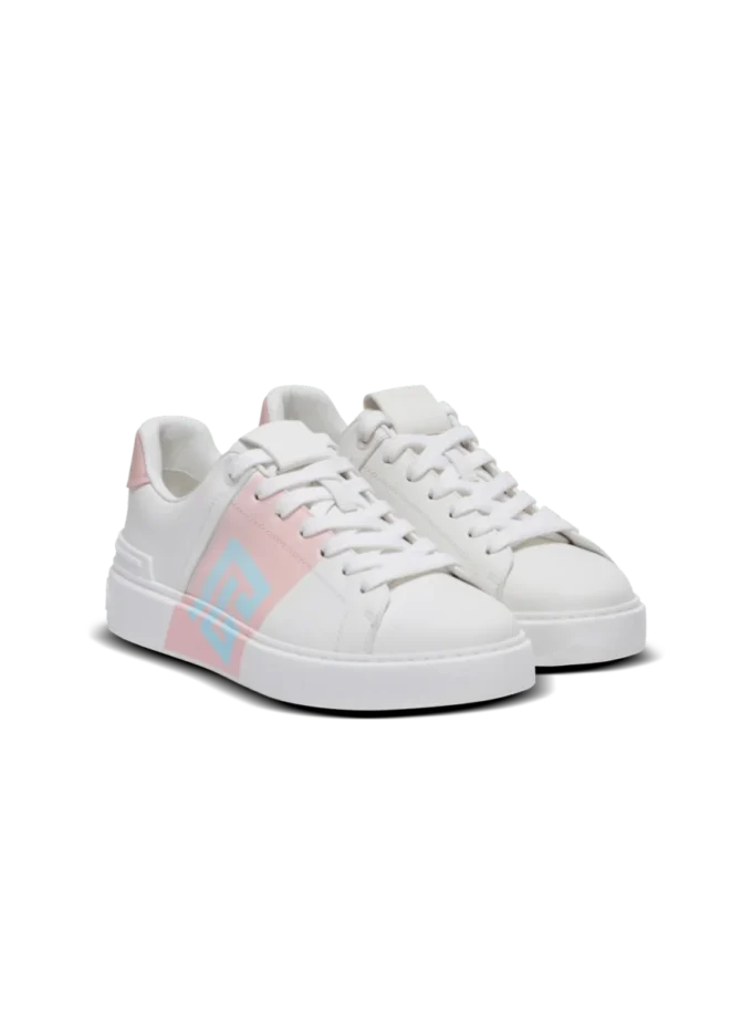 B-Court trainers in calfskin