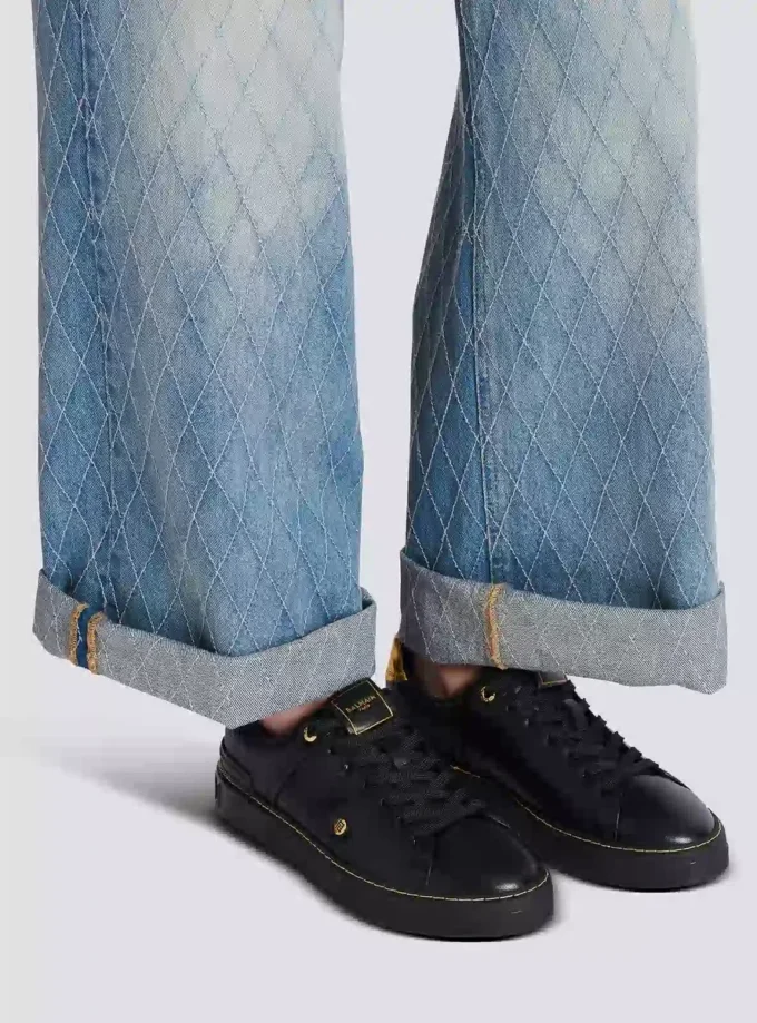 B-Court trainers in calfskin