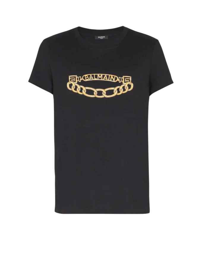 Balmain Chaînes Logo printed T-shirt Balmain Chaînes Logo printed T-shirt