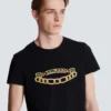 Balmain Chaînes Logo printed T-shirt Balmain Chaînes Logo printed T-shirt