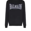 Balmain College jacquard knit jumper