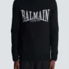 Balmain College jacquard knit jumper