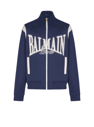 Balmain College zipped tracksuit jacket