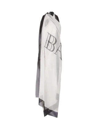 Balmain Couture printed two-tone beach wrap